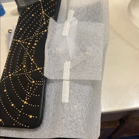 Rebecca Minkoff Edie Wicked collab. Black and Gold Studded Women's Bag - Picture 4 of 9